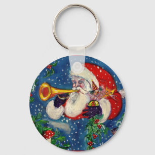 CHRISTMAS NIGHT/SANTA BUGLER NYCKELRING