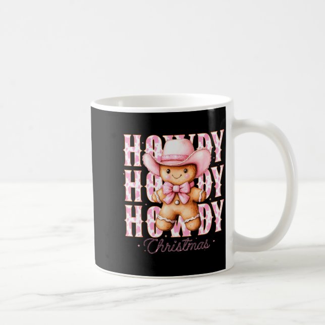Christmas Nk Gingerbread Cowboy Cowgirl Howdy West Kaffemugg (Höger)