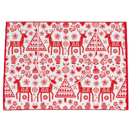 CHRISTMAS NORWEGIAN REINDEER MÖNSTER GIFT BAG