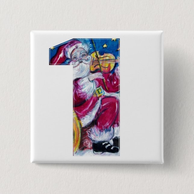 CHRISTMAS NUMMER 1 / INSPIRED SANTA KNAPP (Framsida)