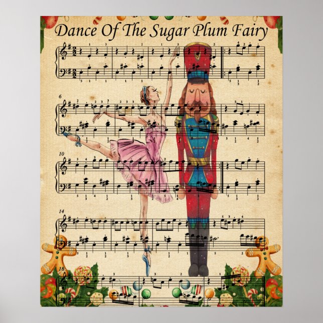 Christmas Nutcracker Ballet Poster (Framsidan)