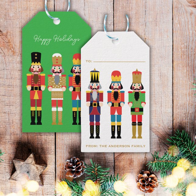 CHRISTMAS NUTCRACKER GIFT STICKER PRESENTETIKETT (Skapare uppladdad)
