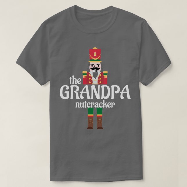 CHRISTMAS NUTCRACKER KOSTUME FÖR GRANDPA NUTCRACKE T SHIRT (Design framsida)