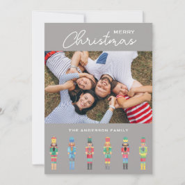 CHRISTMAS NUTCRACKER PHOTO GREETING Card Inbjudningar