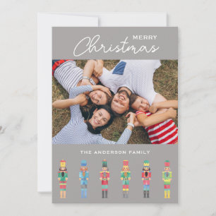 CHRISTMAS NUTCRACKER PHOTO GREETING Card Inbjudningar