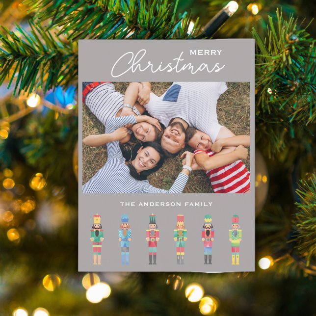 CHRISTMAS NUTCRACKER PHOTO VYKORT (Skapare uppladdad)