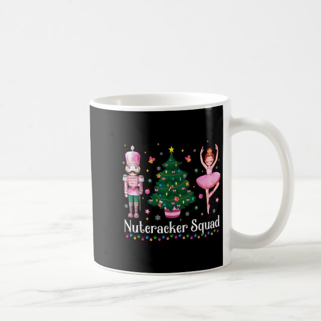 Christmas Nutcracker Squad Ballet Dance Women Kids Kaffemugg (Höger)