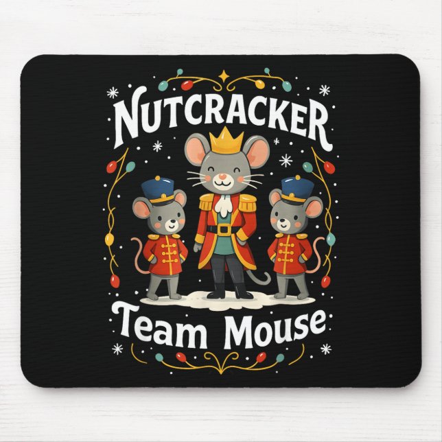 Christmas Nutcracker Team Mouse Funny Soldier Xmas Musmatta (Framsidan)