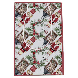 Christmas nutcrackers and lanterns