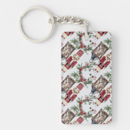 Christmas nutcrackers and lanterns