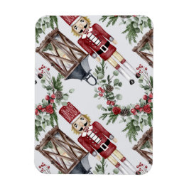 Christmas nutcrackers and lanterns magnet