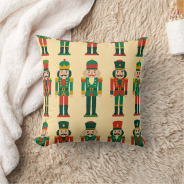 Christmas Nutcrackers on Light Kudde
