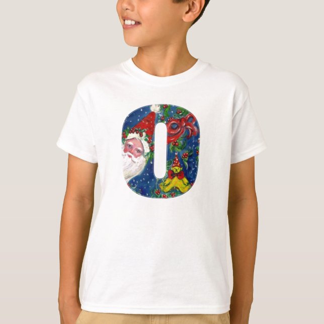 CHRISTMAS O BREV / JULTOMTEN MED RED RIBBON T-SHIRT (Framsida)