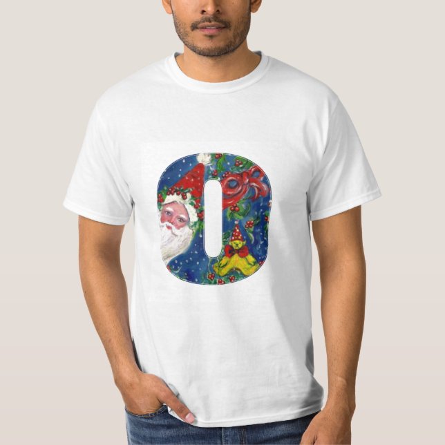 CHRISTMAS O BREV / JULTOMTEN MED RED RIBBON TEE SHIRT (Framsida)