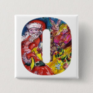 CHRISTMAS O BREV / SANTA MED GIFTS MONOGRAM KNAPP