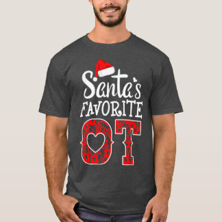 Christmas Occupational Therapy crew Santas T Shirt