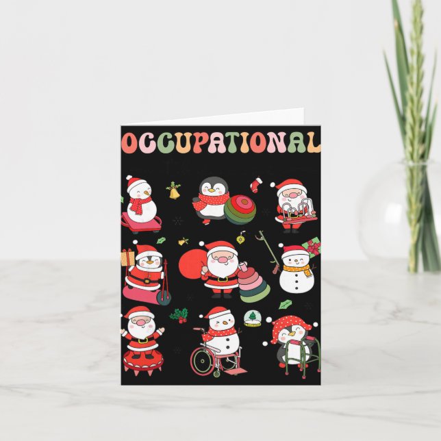 Christmas Occupational Therapy Ot Therast Ot Istan Kort (Framsida)