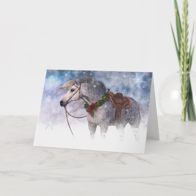 Christmas on the Range Holiday Card Kort (Framsida)