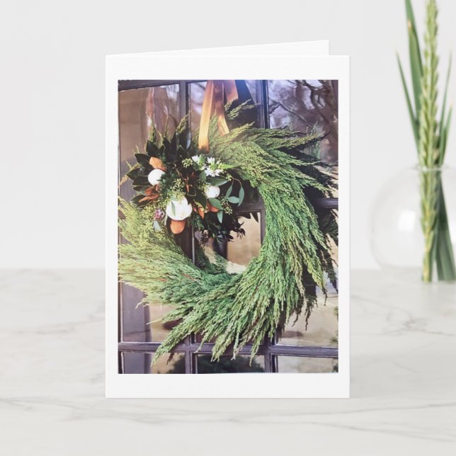 CHRISTMAS ÖNSKEMÅL TILL VÄNNER KORT (Framsida)