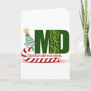 CHRISTMAS OPHTHALMOLOGIST HELGKORT