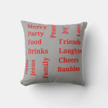 Christmas ord i fet typografi