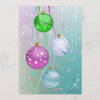 Christmas Ornament Baby Shower Invitation, Winter  Inbjudningar