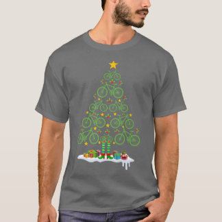 Christmas Ornament Bicycle Christmas Tree Bicycle  T Shirt