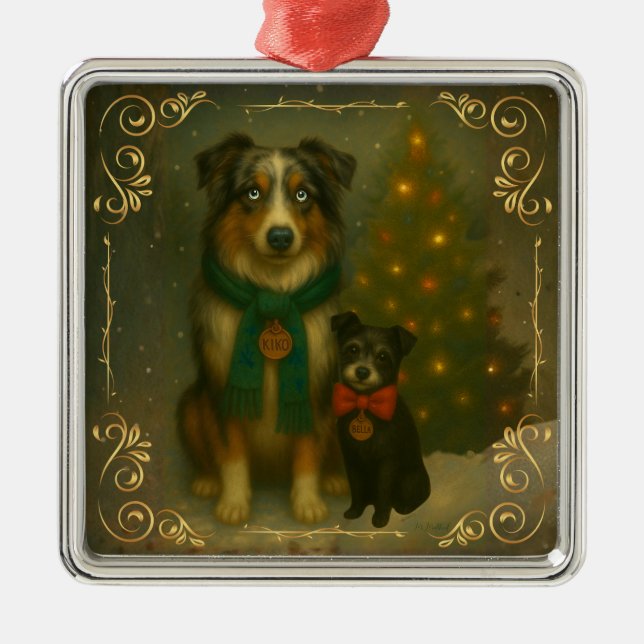 Christmas Ornament – Cozy Dog Holiday Keepsake (Framsidan)