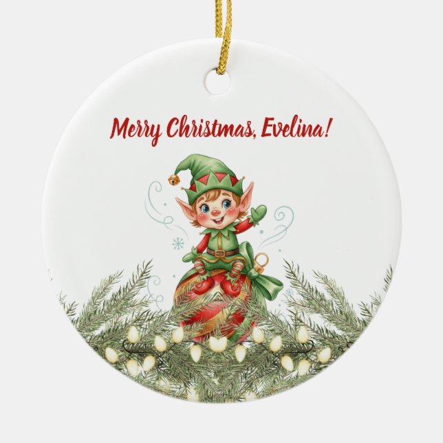 Christmas Ornament From the Elf (Framsidan)