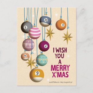 Christmas ornament helg vykort