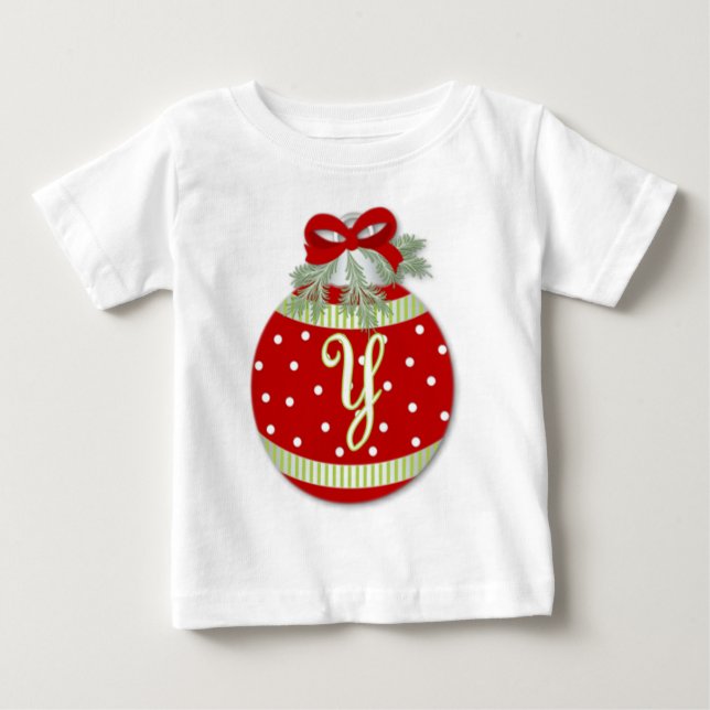 CHRISTMAS ORNAMENT INITIAL Y TEE (Framsida)