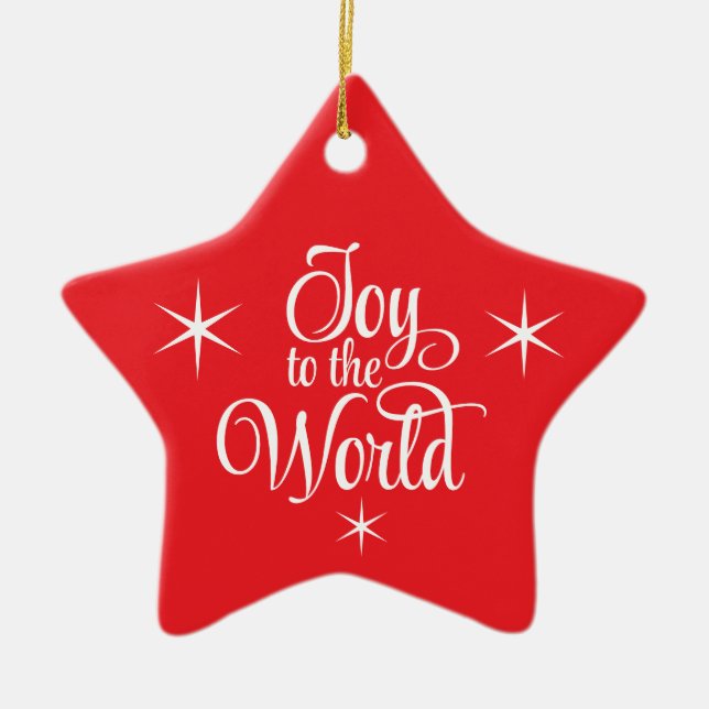 Christmas Ornament Joy to the World (Framsidan)