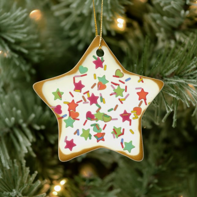 Christmas Ornament Star “Christmas Cookie” Var05 (Träd)