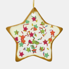 Christmas Ornament Star “Christmas Cookie” Var05