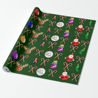 Christmas Ornament Wrapping Paper Presentpapper