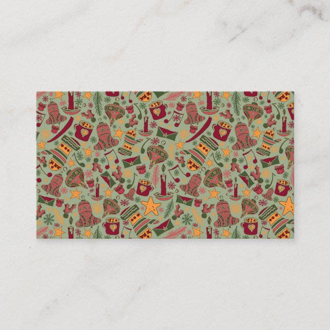 Christmas Ornaments 2 Visitkort (Framsida)