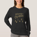 Christmas Ornaments Decoration Merry Christmas T Shirt<br><div class="desc">Great Christmas design with beautiful Christmas ornaments and the lettering "Merry Christmas". Happy Christmas and a Happy New Year. Suitable for adults and children.</div>