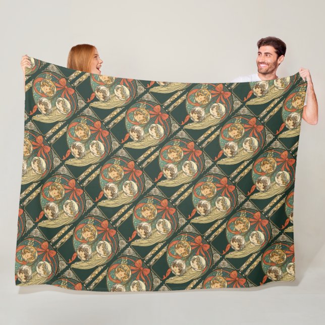 Christmas Ornaments Faith Hope And Charity Vector Fleecefilt (På plats)