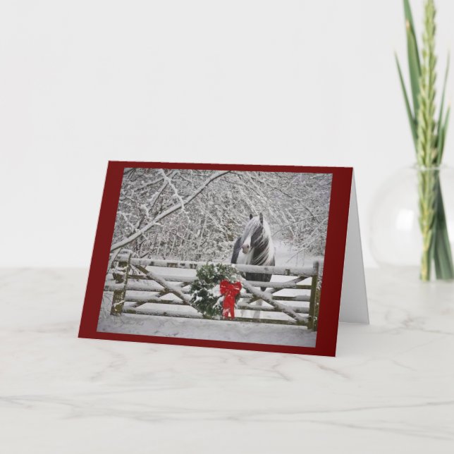 CHRISTMAS "ÖVER MILERNA" KORT (Framsida)