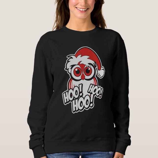 Christmas Owl T Shirt (Framsida)