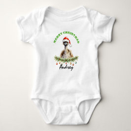 Christmas Oz Animals Emu Family Matching T Shirt