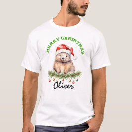Christmas Oz Animals Wombat Fam Matching Men T Shirt