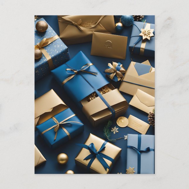 Christmas paket vykort (Framsida)