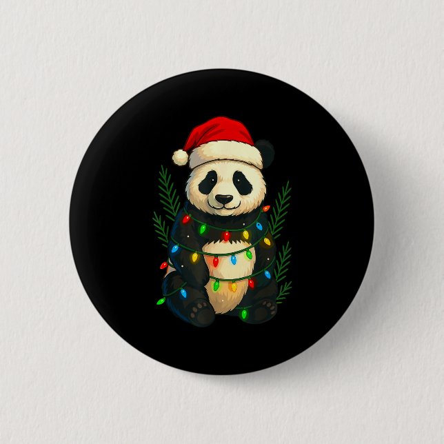 Christmas Panda  Knapp (Framsida)