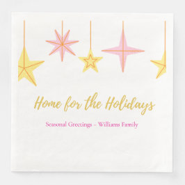 Christmas Paper Napkin with Holiday Motifs Pappersservett