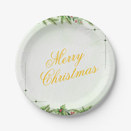 Christmas Paper Plate – Festive Holiday Tableware
