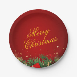 Christmas Paper Plate – Festive Holiday Tableware