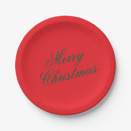 Christmas Paper Plate – Festive Holiday Tableware