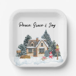Christmas Paper Plates