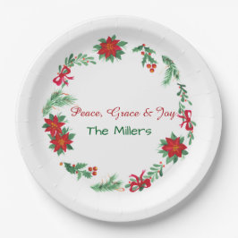 Christmas Paper Plates